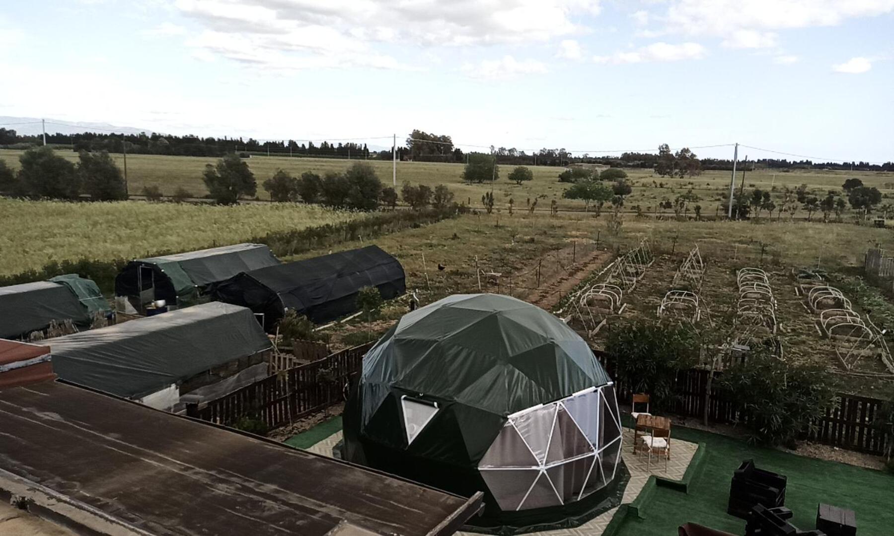 Podere Kiri Dome Experience Decimomannu Buitenkant foto